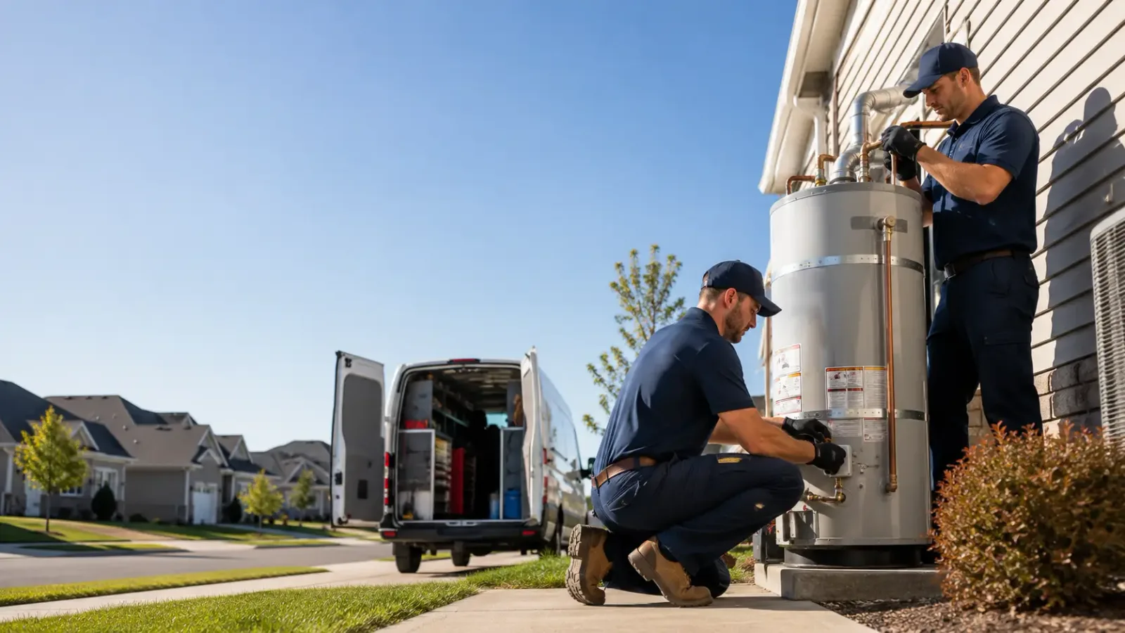 Water Heater Installation in Baldwin, ND